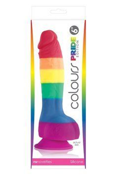 Фалоімітатор Веселка NS Novelties Colours Pride Edition на присосці 280285NN фото
