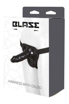 Жіночий страпон на трусиках Dream Toys Blaze чорний DT21654 фото