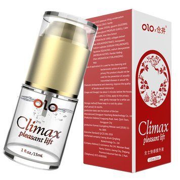 Гель жіночий збудливий для стимуляції клітора OLO Climax Pleasant Lift 20 мл на водній основі X00001307 фото