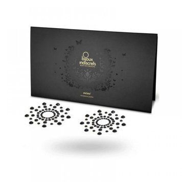 Наклейки для грудей Bijoux Indiscrets Mimi - Black BJ0037 фото