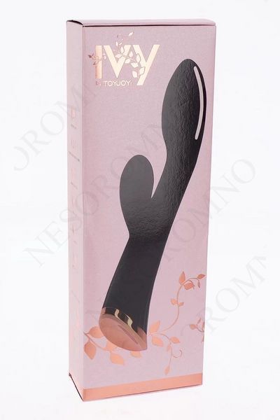 Кролик вібратор TOY JOY, чорний TJ10522 фото