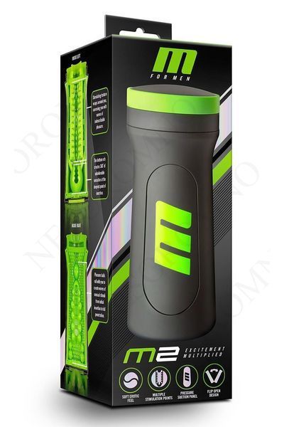 Мастурбатор у колбі M FOR MEN M2 SUPERIOR STROKER BLACK T331928 фото