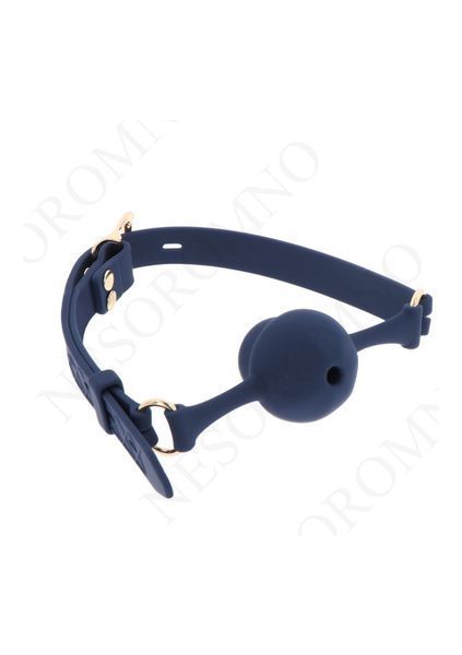 Силіконовий кляп-кулька Taboom Silicone Supreme, синій TB17355 фото