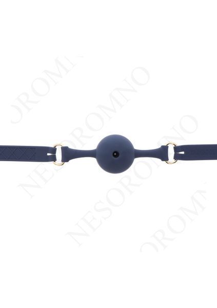 Силіконовий кляп-кулька Taboom Silicone Supreme, синій TB17355 фото