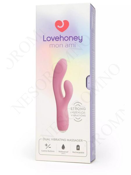 Вібратор-кролик Lovehoney Mon Ami для точки G, рожевий LH85102 фото