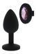 Анальна пробка ALL TIME FAVORITES SILICONE DIAMOND PLUG DT21685 фото 1