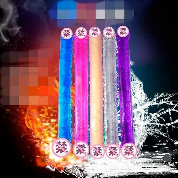 Двосторонній фалоімітатор "Double Dong" - 31,5*3,5 см - Блакитний X0000366-2 фото