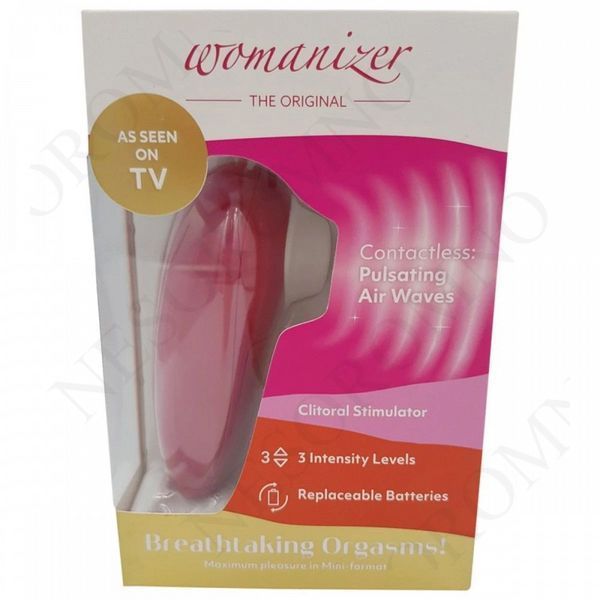 Вакуумний кліторальний стимулятор WOMANIZER Mini Red Wine W44101 фото