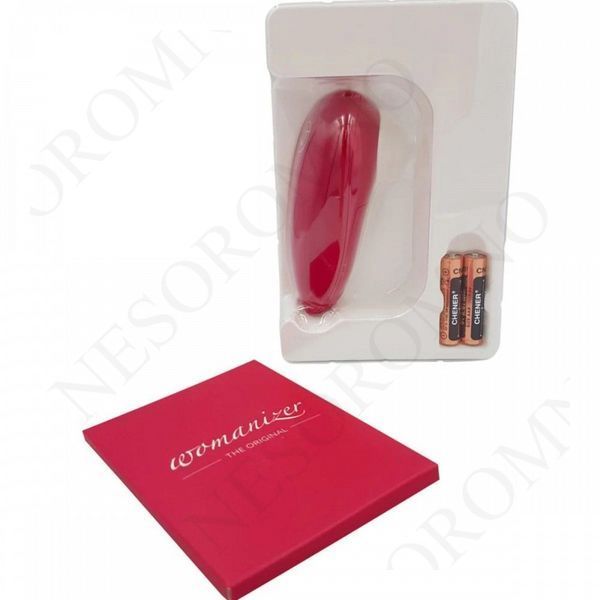 Вакуумний кліторальний стимулятор WOMANIZER Mini Red Wine W44101 фото