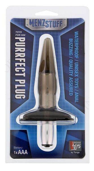 Анальна пробка MENZSTUFF PURRFECT PLUG, SMOKE DT20038 фото