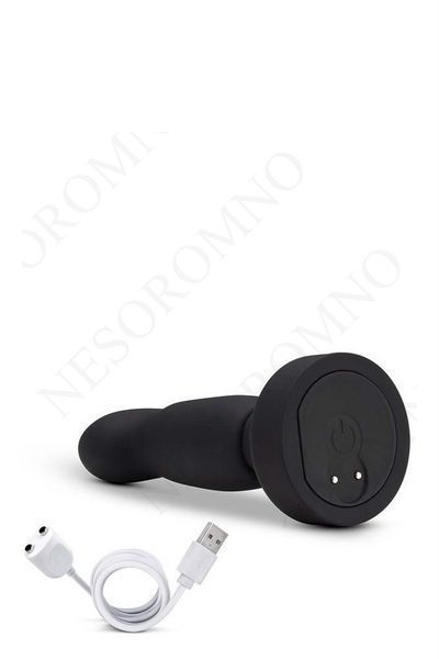 Анальний вібратор із пультом Blush Anal Adventures Platinum чорний T331614 фото