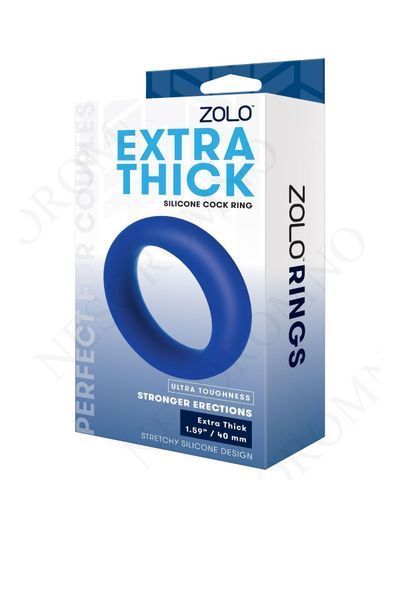 Ерекційне кільце ZOLO EXTRA THICK SILICONE COCK RING T670050 фото