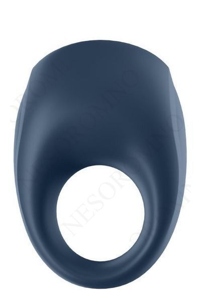 Ерекційне синє віброкільце Satisfyer Strong One з можливістю працювати від програми T360128 фото