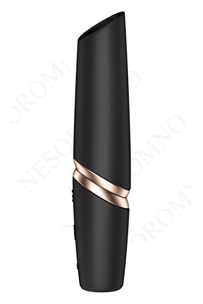 Кліторальний безконтактний масажер Satisfyer Perfect Kiss чорний ST4078496 фото