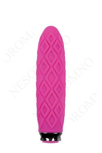Віброкуля з ромбоподібним рельєфом NS Novelties Luxe Compact Vibe Princess Pink, рожевий T280334 фото