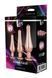 DT21875 набір анальних пробок конічної форми Dream Toys GLEAMING LOVE PLEASURE SET ROSE GOLD DT21875 фото 3