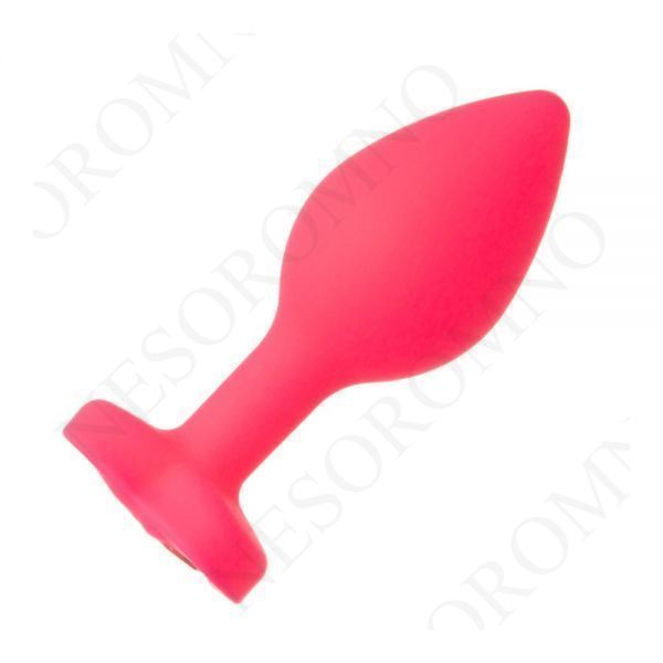 Анальна Pink Silicone Heart Light Pink, M 820164 фото