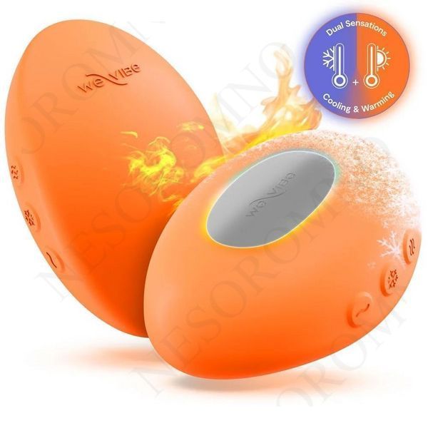 Кліторальний вібратор We-Vibe Temp Tangerine з функцією нагрівання та охолодження, помаранчевий SNHS1SGA фото