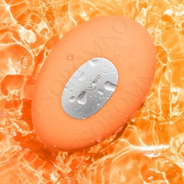 Кліторальний вібратор We-Vibe Temp Tangerine з функцією нагрівання та охолодження, помаранчевий SNHS1SGA фото