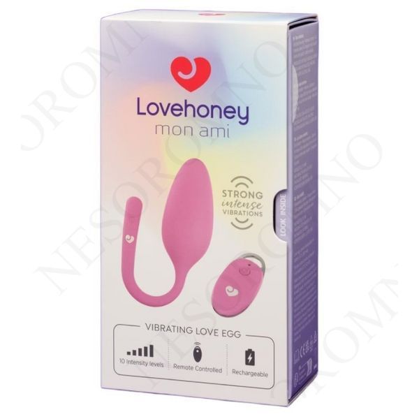 Віброяйце з пультом дистанційного керування Lovehoney Mon Ami, рожеве HR85910 фото