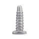 Анальна пробка рельєфна Chisa Dark Muscle Cdt Bisley SILVER, 23 х 6.2 см 901507 / CN-711490150 фото 2