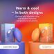Кліторальний вібратор We-Vibe Temp Tangerine з функцією нагрівання та охолодження, помаранчевий SNHS1SGA фото 15