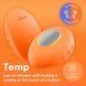 Кліторальний вібратор We-Vibe Temp Tangerine з функцією нагрівання та охолодження, помаранчевий SNHS1SGA фото 7
