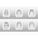 Набір Яйце мастурбатор Tenga Clicker 6 шт. - Різні кольори - 6,7*5,2 см X0000014 фото 2