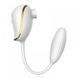 Вакуумний стимулятор з віброяйцем High End Suction Love Egg WHITE 560434 фото 4