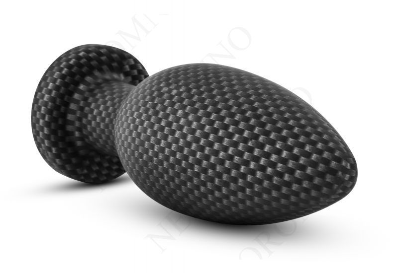 Анальна пробка силікон BLUSH SPARK SILICONE PLUG SMALL CARBON FIBER T330555 фото