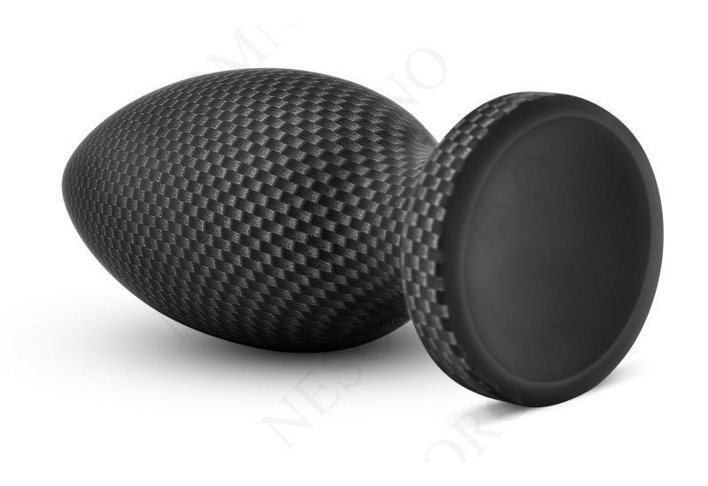 Анальна пробка силікон BLUSH SPARK SILICONE PLUG SMALL CARBON FIBER T330555 фото