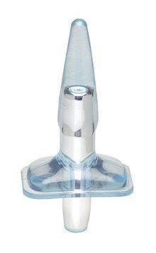 Плаг з вібрацією MENZSTUFF PURRFECT PLUG, CLEAR BLUE DT20039 фото