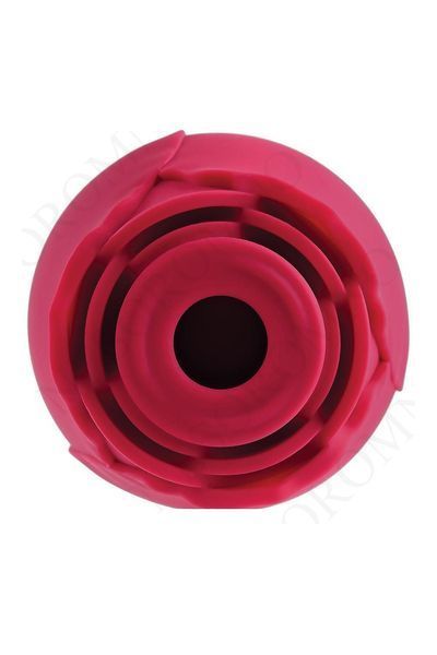 Вакуумний кліторальний стимулятор Adam & Eve Eve's Ravishing Rose Clit Pleaser, червоний T840728 фото