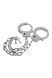 Металеві наручники GP Metal Handcuffs на довгому ланцюжку, сріблясті T520054 фото 1