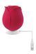 Вакуумний кліторальний стимулятор Adam & Eve Eve's Ravishing Rose Clit Pleaser, червоний T840728 фото 2