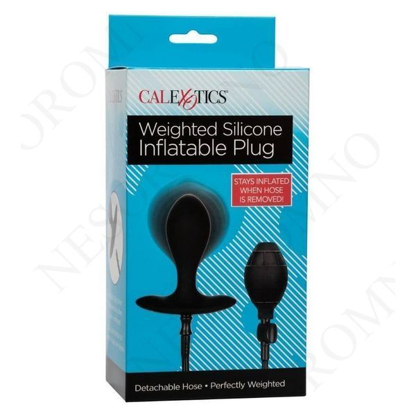 Анальна пробка з силіконовою накачкою Inflatable Plug California Exotic  CE12033 фото