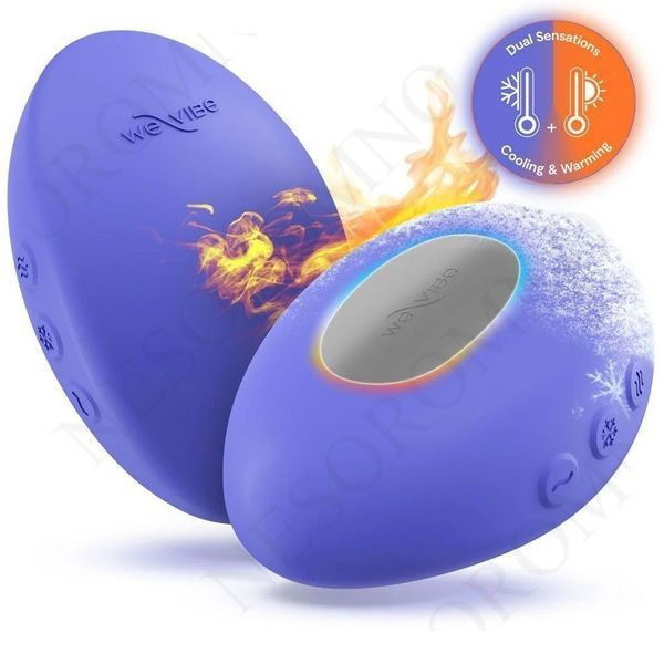 Кліторальний вібратор We-Vibe Temp Lavender Blue з функцією нагрівання та охолодження, синій SNHS1SGE фото