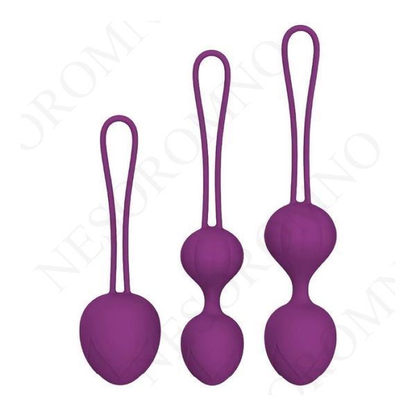 Набір вагінальних кульок Every Night Toys Wendy, 3 шт, лавандовий 20585 /YAI 021 фото