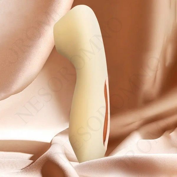 Вакуумний стимулятор клітора Sweet Em Velvet Lure жовтий 89714 фото
