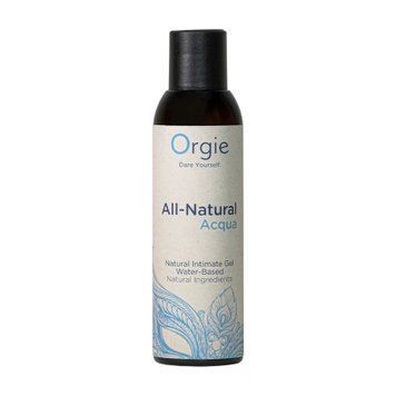 Лубрикант на водній основі гладкий та шовковистий Orgie ALL-NATURAL Acqua, 150 мл OR17274 фото