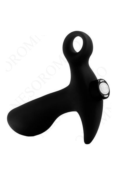 Анальна пробка з віброкулею Blush Anal Adventures Platinum чорна T331459 фото