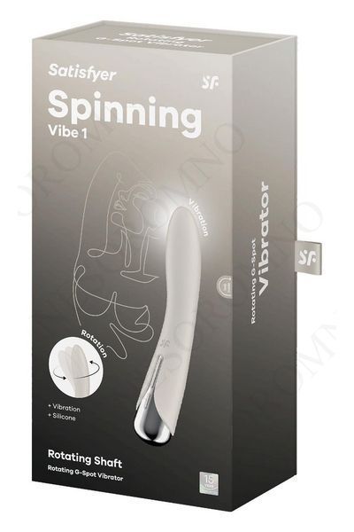 Вібратор для точки G Satisfyer Spinning Vibe 1 з ротацією, молочний ST4048710 фото