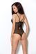Боді сітка зі вставками мережива MELANIA BODY black S/M - Passion P55856 фото 2