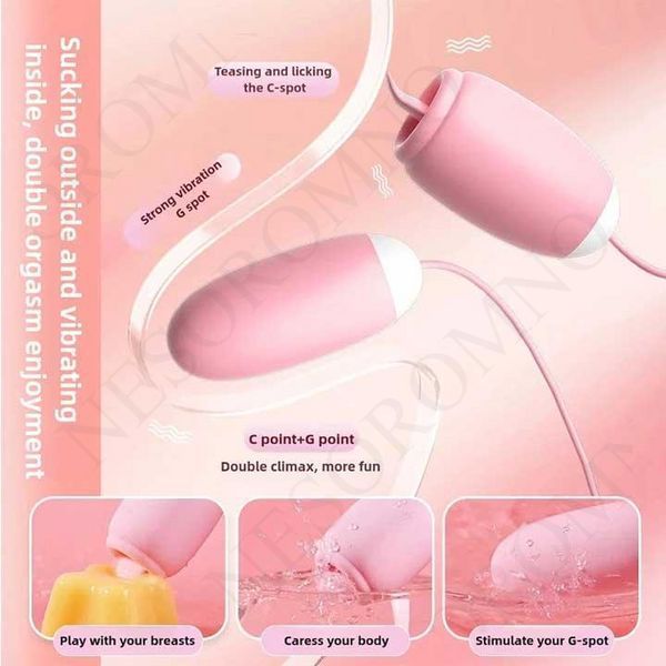 Подвійне віброяйце з мовою Laile Magic Box USB 20 режимів &mdash; Вібратори X00001159 фото