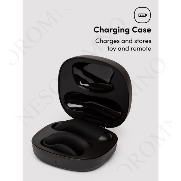 Вібратор для пар We-Vibe Chorus Pro Satin Black з пультом і додатком, чорний SNSP1SG9 фото