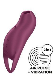 Кліторальний стимулятор із повітряними імпульсами Satisfyer Pocket Pro 1 фіолетовий ST4045177 фото