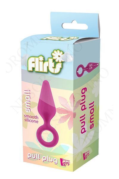 Анальна пробка Dream Toys FLIRTS PULL PLUG SMALL PINK DT21887 фото