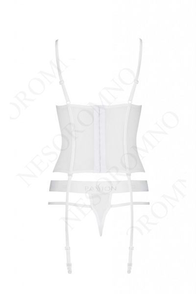 Корсет KYOUKA CORSET white S/M - Passion P56334 фото