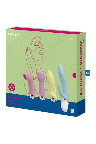 Набір вібраторів Satisfyer Marvelous Four, 4 штуки T360211 фото