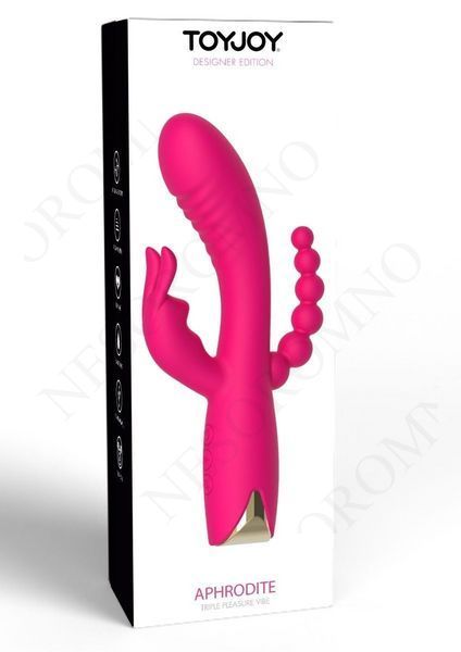Вібратор-кролик Aphrodite Triple Vibrator Toy Joy TJ10375 фото
